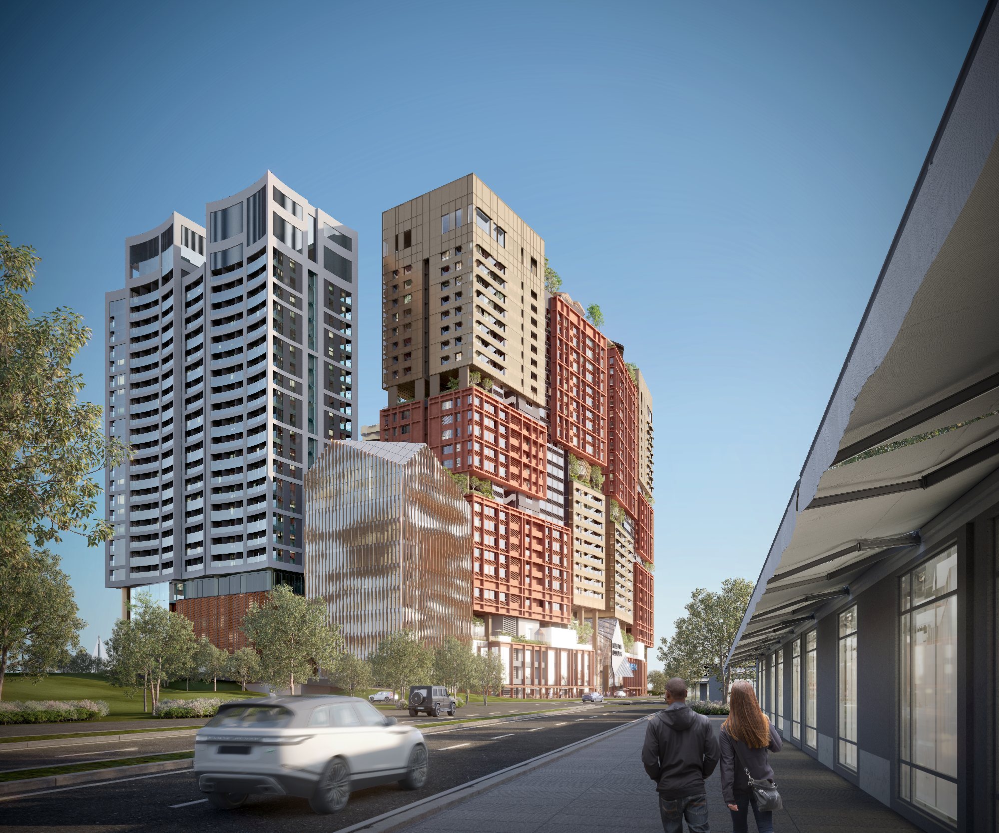 The Bedrock waterfront facade artist impression