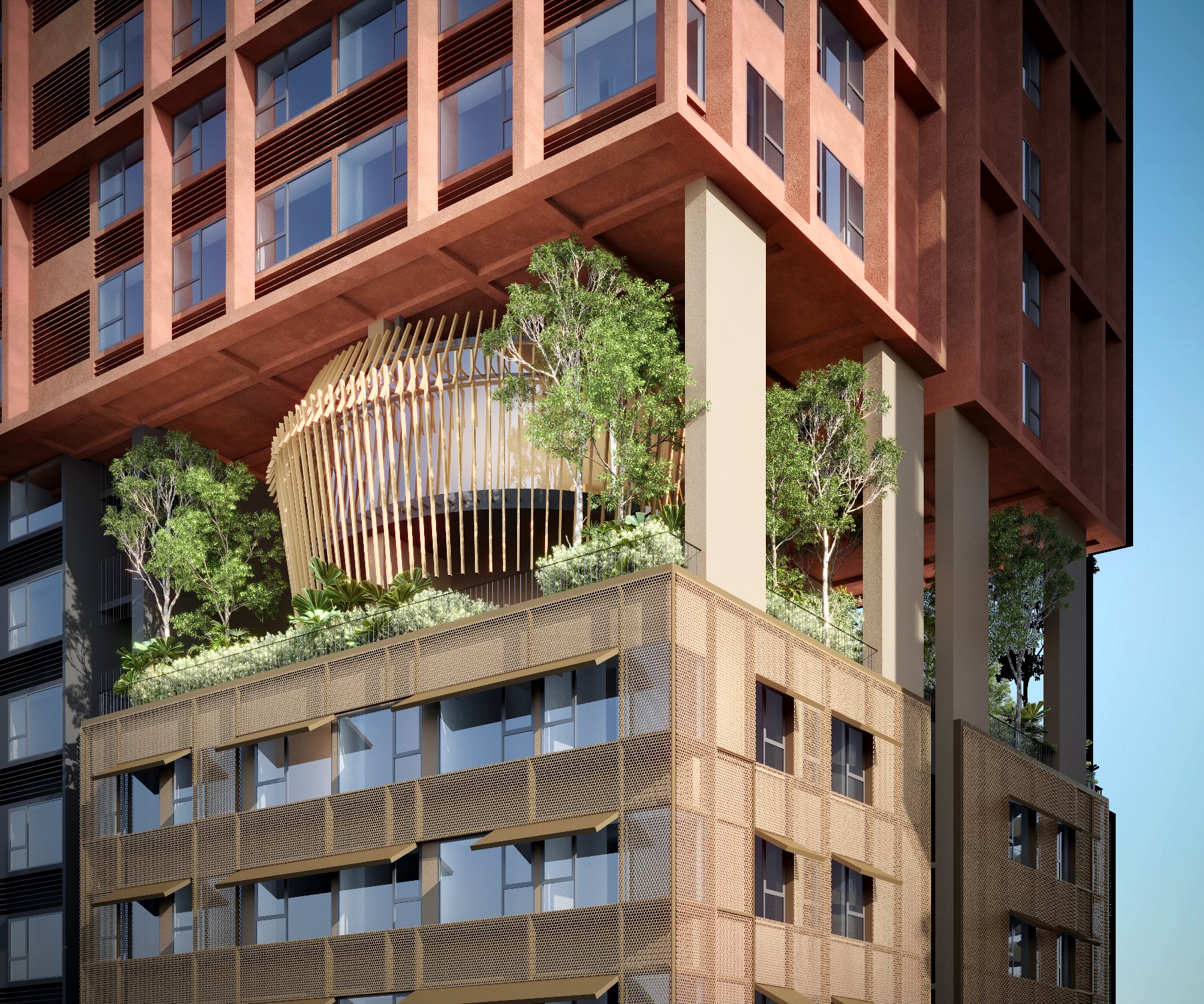 The Bedrock building architecture artist impression